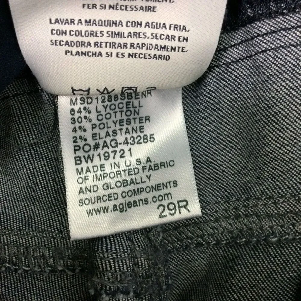 Adriano Goldschmied Womens Maternity Dark Wash Skinny Jeans Blue Sz 29R NWT